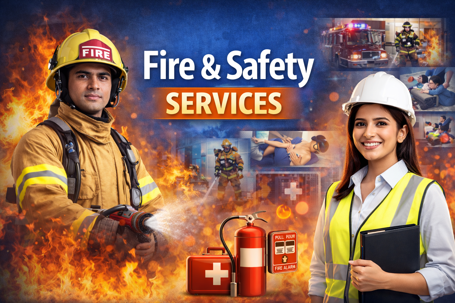 Training classroom with students